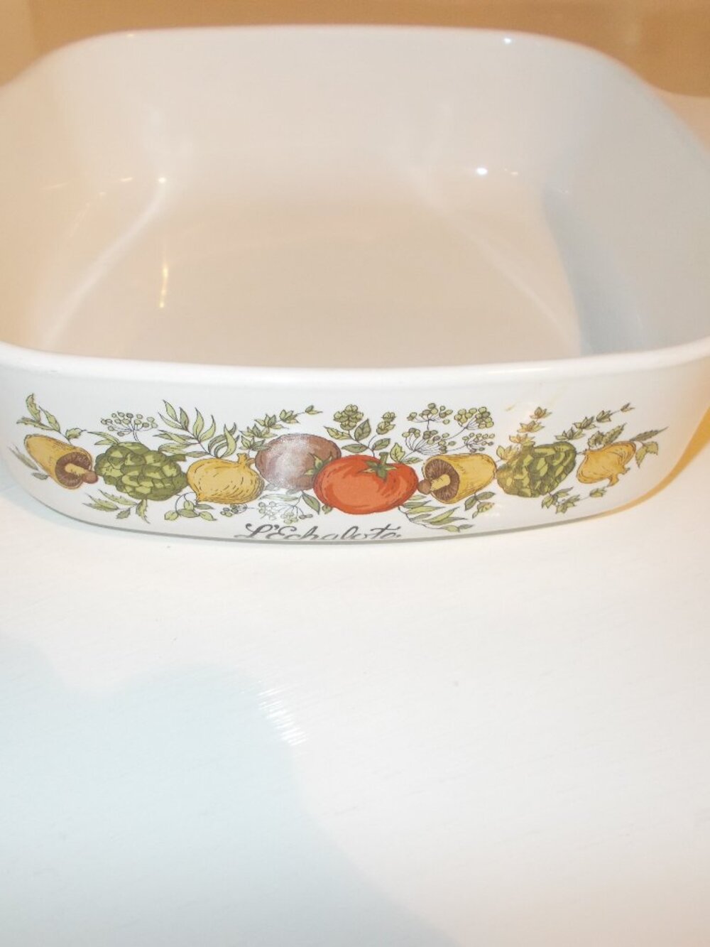 Vintage Corning Ware one quart Spice of Life casserole dish/serving dish